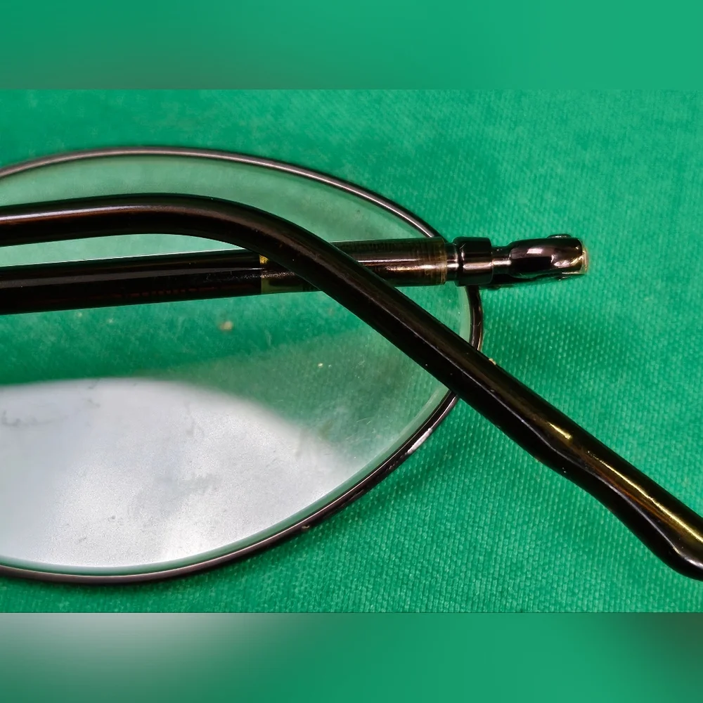 Calvin Klein CK 140 509 361 Brown Full Rim Metal Eyeglasses Frames Made In Italy